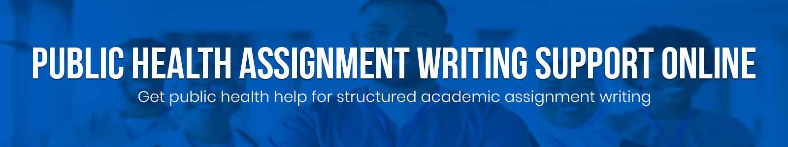 Public Health Assignment Writing Support Online